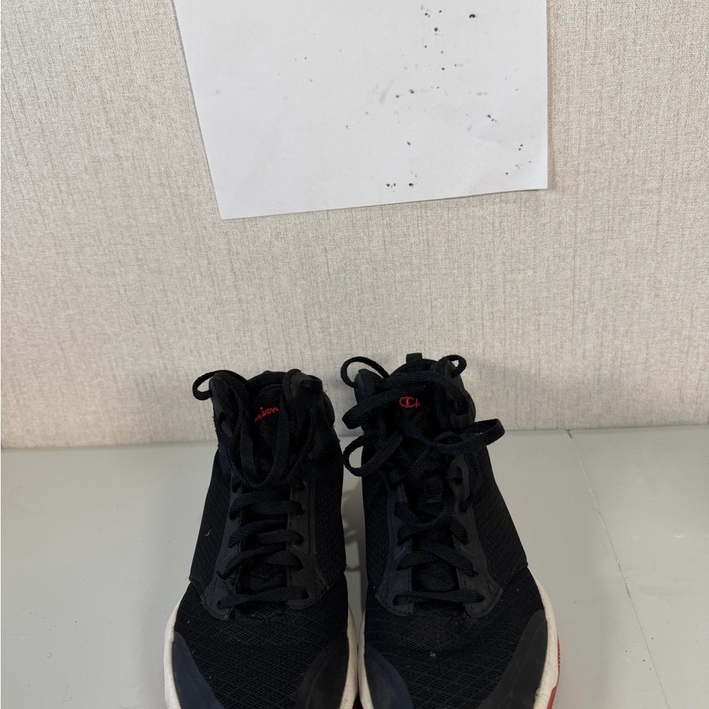 Champion Kids Black and Red High-Top Sneakers - Picture 5 of 8